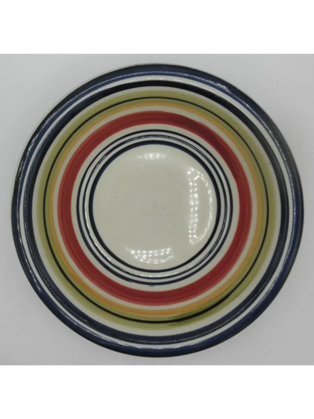Multi Stripe by Pier 1 Bowl Set of 5 Pattern PERMUS Lot B GLAZE FLAWS